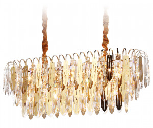 TR5260/10 SGD/CL золото/прозрачный E27*10 max 40W 800*300*270