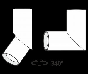 Потолочный светильник Technical C027CL-L10W
