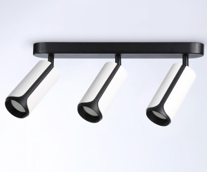 TN51603/3 WH/BK белый/черный GU10/3 380*60*195