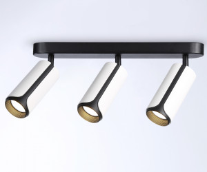 TN51603/3 WH/BK белый/черный GU10/3 380*60*195