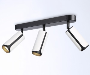 TN51603/3 WH/BK белый/черный GU10/3 380*60*195