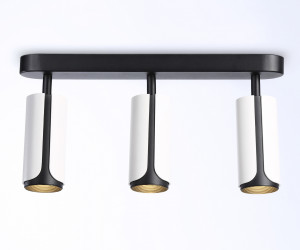 TN51603/3 WH/BK белый/черный GU10/3 380*60*195