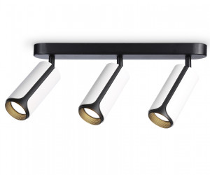 TN51603/3 WH/BK белый/черный GU10/3 380*60*195