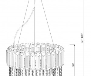 Подвесной светильник Maytoni MOD097PL-06CH