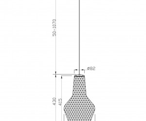 Подвесной светильник Maytoni P054PL-01B2