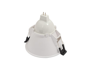 DK3026-WH Встраиваемый светильник, IP 20, 10 Вт, GU5.3, LED, белый, пластик