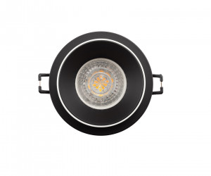 DK2400-BK Встраиваемый светильник, IP 20, 50 Вт, GU10, черный, алюминий
