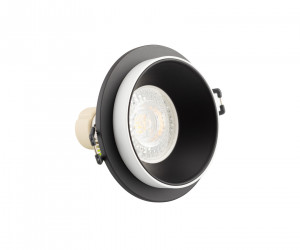 DK2400-BK Встраиваемый светильник, IP 20, 50 Вт, GU10, черный, алюминий