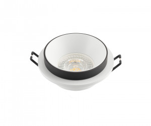 DK2401-BK Встраиваемый светильник, IP 20, 50 Вт, GU10, черный, алюминий