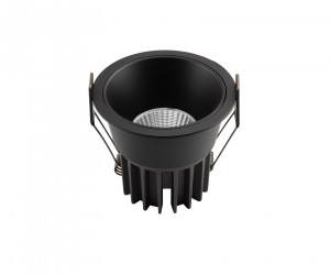 DK4400-BK Встраиваемый светильник, IP 20, 7 Вт, LED 3000, черный, алюминий