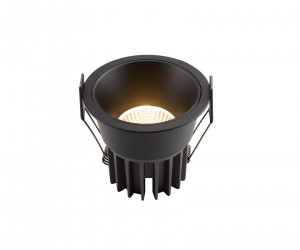 DK4400-BK Встраиваемый светильник, IP 20, 7 Вт, LED 3000, черный, алюминий