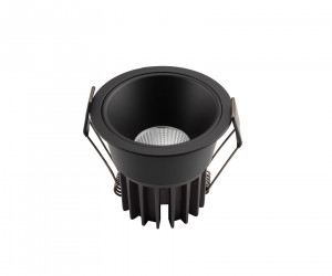 DK4500-BK Встраиваемый светильник, IP 20, 12 Вт, LED 3000, черный, алюминий