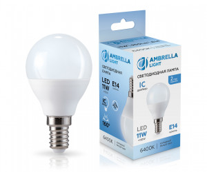 451116 LED P45 11W IC E14 6400K 175-265V