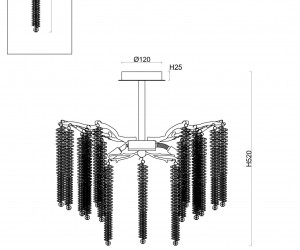 Потолочный светильник Freya FR1010CL-06G