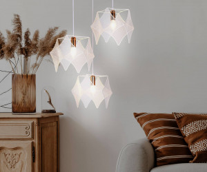 TR8426/3 WH/GD белый/золото E14/3 max 40W D510*1000