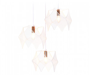 TR8426/3 WH/GD белый/золото E14/3 max 40W D510*1000