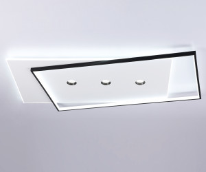 FL5066 WH/BK белый/черный 135W 3000K-6400K+4200K 1100*650*60 (ПДУ РАДИО 2.4G)