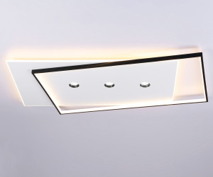 FL5066 WH/BK белый/черный 135W 3000K-6400K+4200K 1100*650*60 (ПДУ РАДИО 2.4G)