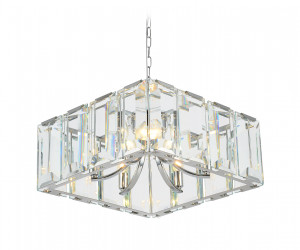 TR5148 CH/CL хром/прозрачный E14/6 max 40W 500*500*1000