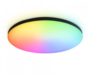 FZ2004 BK черный IP54 20W 3000K-6500K+RGB Wi-Fi Алиса/Tuya/Smart Home/Alexa D300*55 (ПДУ ИК)