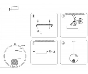 TR5428 GD золото G9 max 40W 350*110*1000