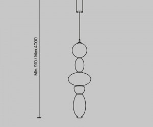 Подвесной светильник Maytoni MOD297PL-L24BS3K1