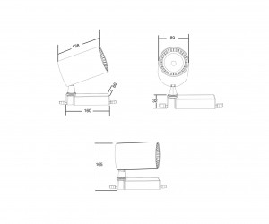 Трековый светильник Technical TR029-3-20W4K-B