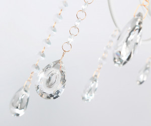 TR4915/3 WH/GD белый/золото E14/3 max 40W D550*860