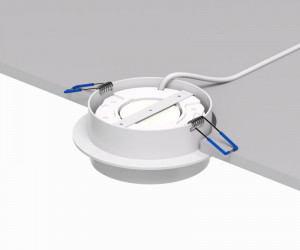 DK2090-WH Встраиваемый светильник FLAT, IP 20, до 15 Вт, GX53, LED, белый, алюминий