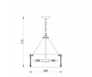 Подвесной светильник Freya FR5190PL-06BS