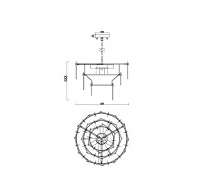 Подвесной светильник Freya FR5197PL-05CH