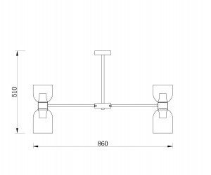 Подвесной светильник Freya FR5203PL-16BS