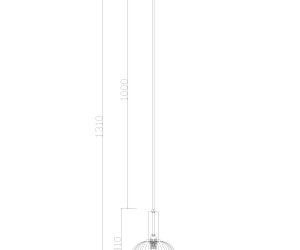 Подвесной светильник Freya FR8012PL-01AM