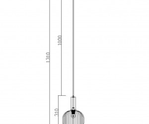 Подвесной светильник Freya FR8012PL-01AM