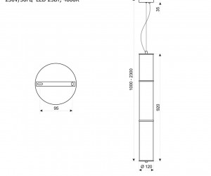 Подвесной светильник Lussole LSP-4040