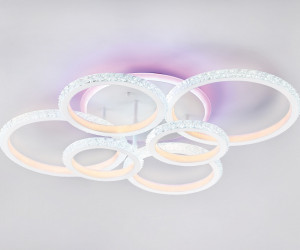 FA9528/2+2+2 WH белый 160W 6400K/3000K+RGB 720*540*140 (ПДУ РАДИО 2.4G)