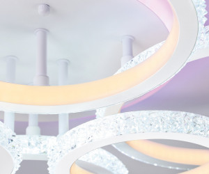 FA9528/2+2+2 WH белый 160W 6400K/3000K+RGB 720*540*140 (ПДУ РАДИО 2.4G)