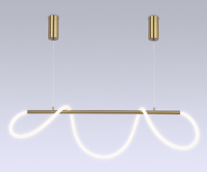 FL10535 BS латунь 3000K/4200K/6400K 53W 1000*24*1200 (ПДУ РАДИО 2.4G)