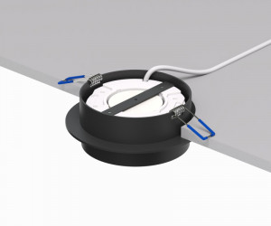 DK2090-BK Встраиваемый светильник FLAT, IP 20, до 15 Вт, GX53, LED, черный, алюминий