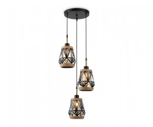 TR8522/3 BK/SB черный/бронза E27/3 max 60W D380*1000