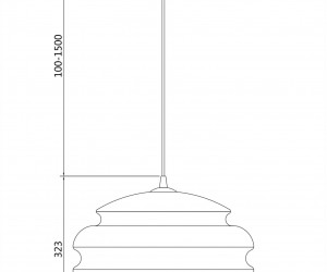Подвесной светильник Maytoni P078PL-01AM