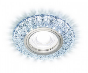 S310 CH хром/прозрачный хрусталь/MR16+3W(LED COLD)