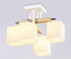 TR9512/4 WH/CH/FR белый/хром/белый матовый E27*4 max 40W D567*266