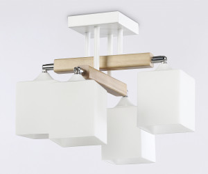 TR9512/4 WH/CH/FR белый/хром/белый матовый E27*4 max 40W D567*266