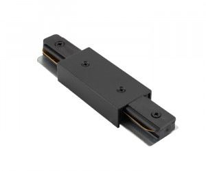 TR1008-BK Прямой коннектор с возможностью подачи питания, черный