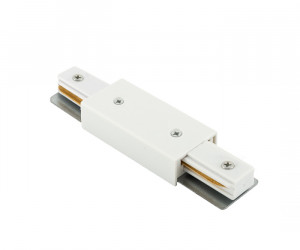 TR1008-WH Прямой коннектор с возможностью подачи питания, белый