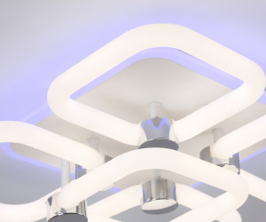 FA3861/4+1 WH белый 70W 3000K-6400K+RGB 400*400*115 (ПДУ РАДИО 2.4G)