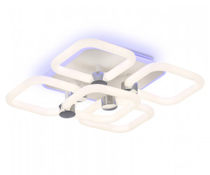 FA3861/4+1 WH белый 70W 3000K-6400K+RGB 400*400*115 (ПДУ РАДИО 2.4G)