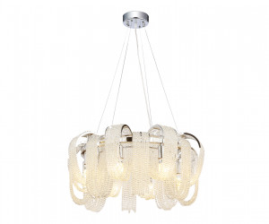TR5377/8 CH/CL хром/прозрачный E14*8 max 40W D600*300