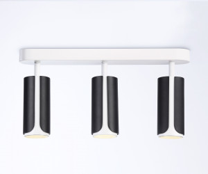 TN51605/3 BK/WH черный/белый GU10/3 380*60*195